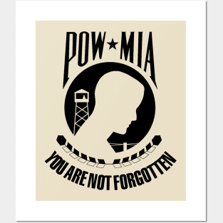 POW MIA Emblem Posters and Art